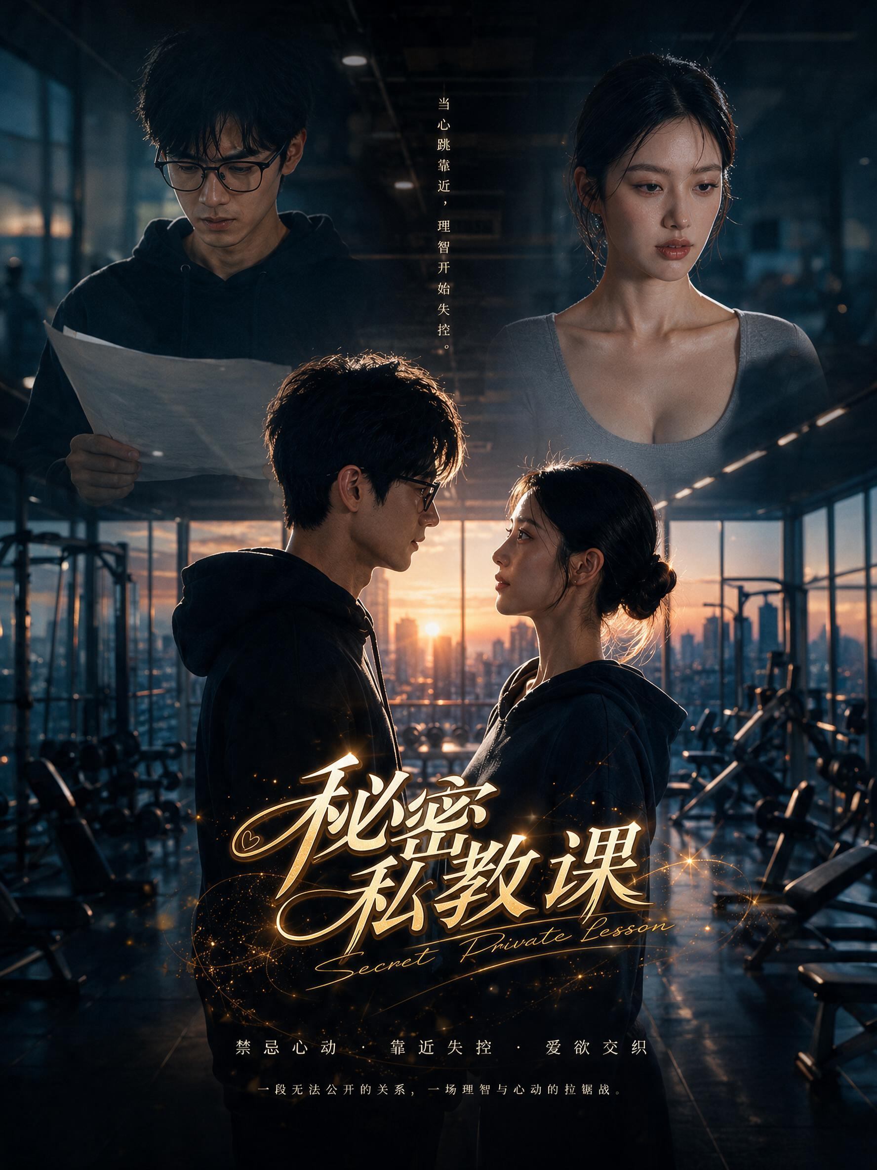 短剧海报：秘密私教课